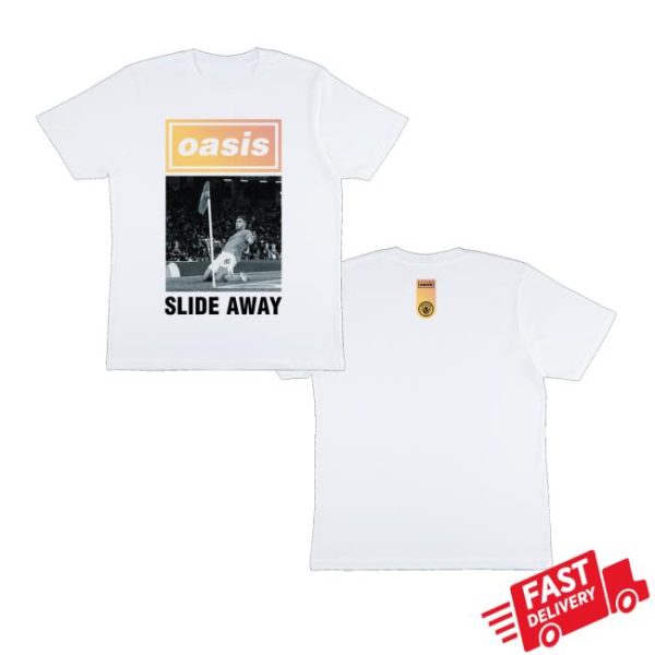 kenny Oasisinet Merch Store Oasis Man City Slide Away T Shirt