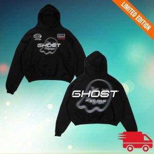 kenny Official Ghost Racing Merch Grey Gr 1998 Ghost Hoodie
