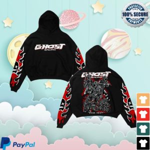kenny Official Ghost Tracing Merch Store Bank Heist Hoodie