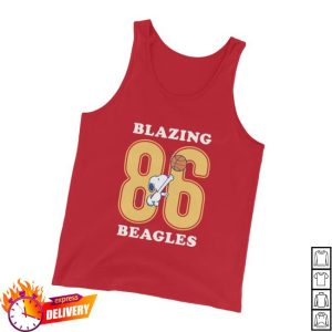 kenny Peanuts Merch Store Peanuts Blazing Beagles 86 Tank Topv