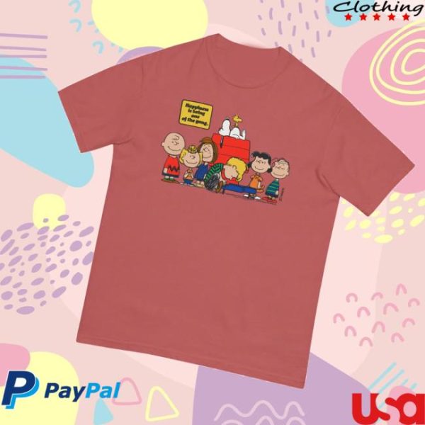 kenny Peanuts Merch Store Peanuts Happiness Is Being Part Of The Gang T Shirtv