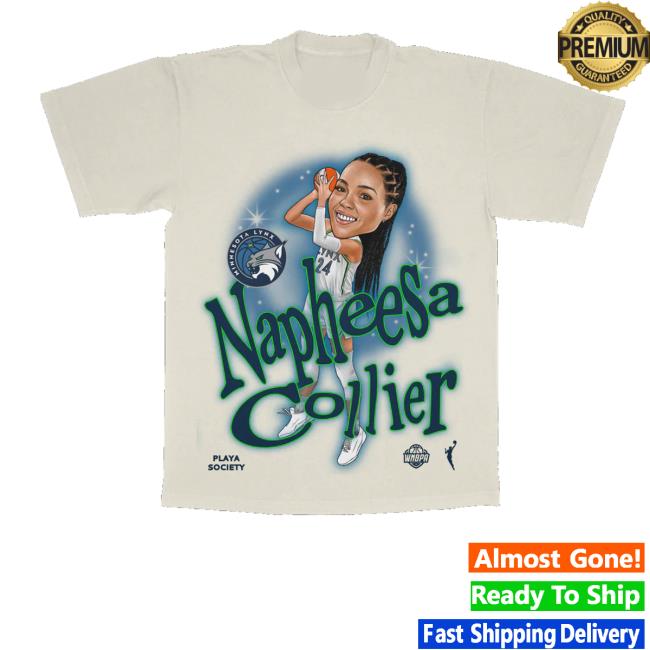 Playa Society Merch Store Shop Playa Society Napheesa Collier Sketch T-Shirt - Fashion Art Prints