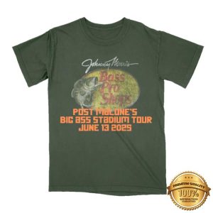 kenny Post Malone Merch Store Shop Post Malone X Bass Pro Shops Event T Shirt