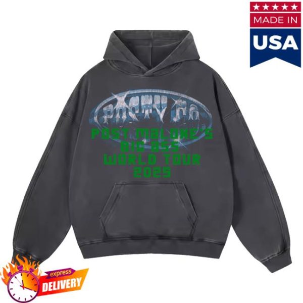 kenny Post Malone Merch Store Shop The Big Ass World Tour Hoodie