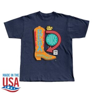 kenny Reba Mcentire Merch Store Rebas House Boot Tee kenny Reba Mcentire Merch Store Rebas House Boot Tee