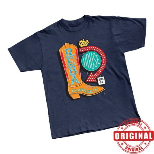 kenny Reba Mcentire Merch Store Rebas House Boot Teea