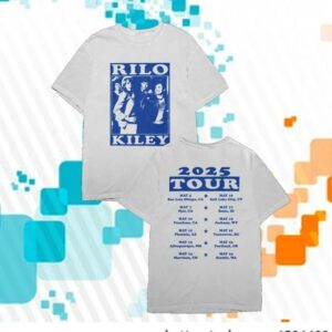 kenny Rilo Kiley Merch Store Photocopied May 2025 Tour T Shirt kenny Rilo Kiley Merch Store Photocopied May 2025 Tour T Shirt