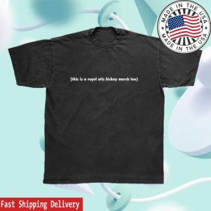 kenny Royel Otis Merch Store This Is A Royel Otis Hickey Merch Tee Black T Shirt