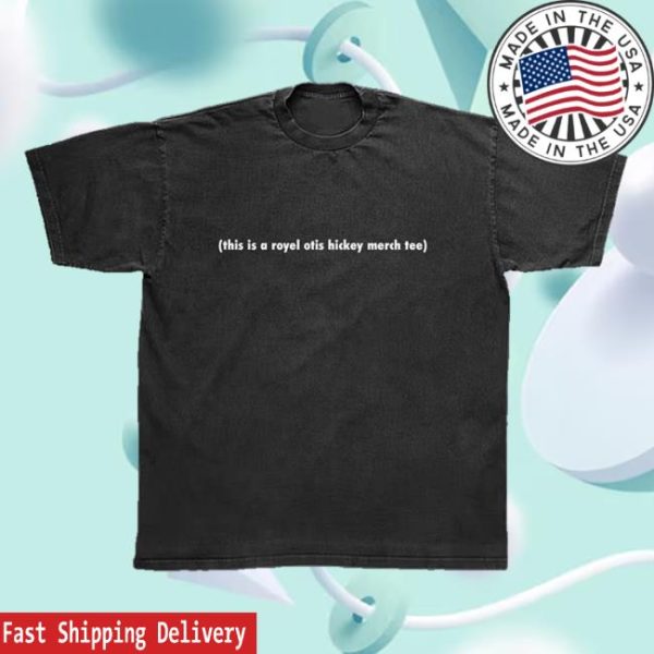 kenny Royel Otis Merch Store This Is A Royel Otis Hickey Merch Tee Black T Shirt