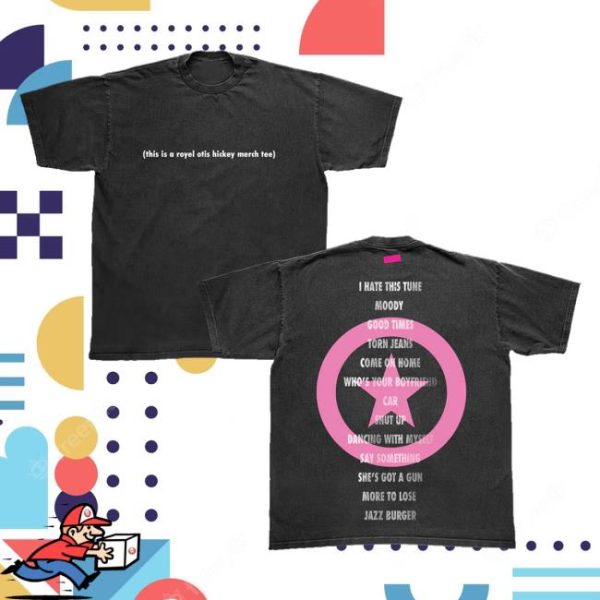 kenny Royel Otis Merch Store This Is A Royel Otis Hickey Merch Tee Black T Shirtaa