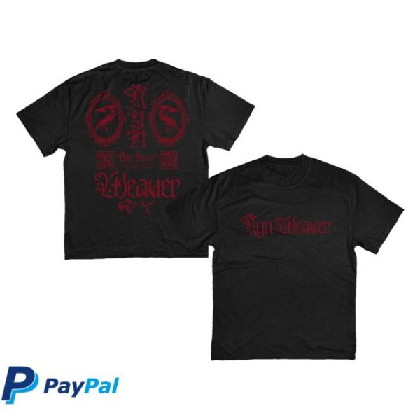 kenny Ryn Weaver Merch Store Odin Street Ravens T Shirt Blackaa