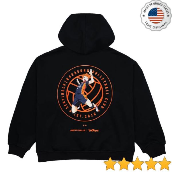 kenny Sentinels Merch Store Shop Volleyball Club Black Hoodiea
