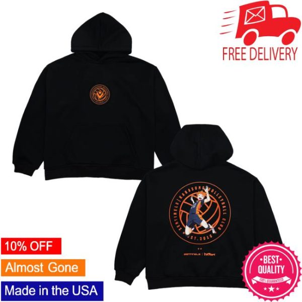 kenny Sentinels Merch Store Shop Volleyball Club Black Hoodieaa