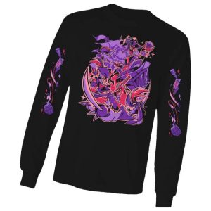 kenny Shark Robot Merch Store Spindlehorse Long Sleeve Shirt Crimsons Ship Wprinted Sleevesa