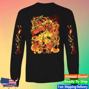 kenny Shark Robot Merch Store Spindlehorse Long Sleeve Shirt Satans Ship Wprinted Sleeves