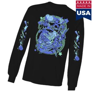 kenny Shark Robot Merch Store Spindlehorse Long Sleeve Shirt Vassagos Ship Wprinted Sleevesa
