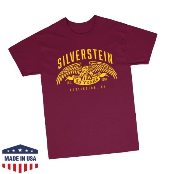 kenny Silverstein Music Merch Eagle Maroon Teex