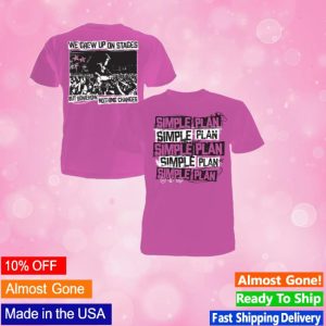 kenny Simpleplan Store Merch Pink Jump T Shirt