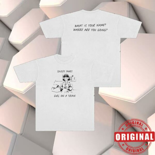 kenny Skizzymars Merch Store Girl On A Train T Shirt