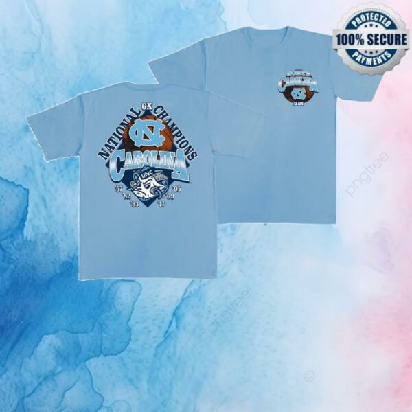 kenny Slam Goods Merch Store North Carolina 6X National Champs Heavy Tee