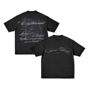 kenny Snoop Dogg Merch Store Snoop Script Tee Blackaa