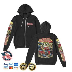 kenny Suicide Machines Detroit Merch Store Skate Zip Up Hoodie