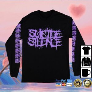 kenny Suicide Silence Merch Store Suicide Silence Crow Longsleeve Shirt
