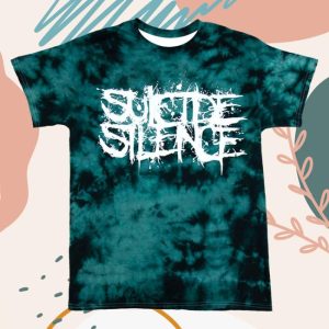 kenny Suicide Silence Merch Store Suicide Silence Crystal Jade Logo Tie Dye Shirt
