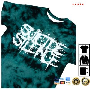 kenny Suicide Silence Merch Store Suicide Silence Crystal Jade Logo Tie Dye Shirta