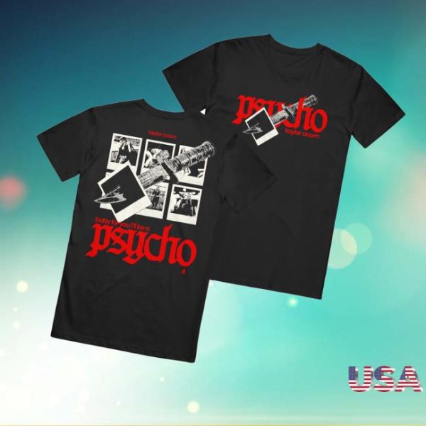 kenny Taylor Acorn Merch Store Psycho Dagger Black T Shirtv