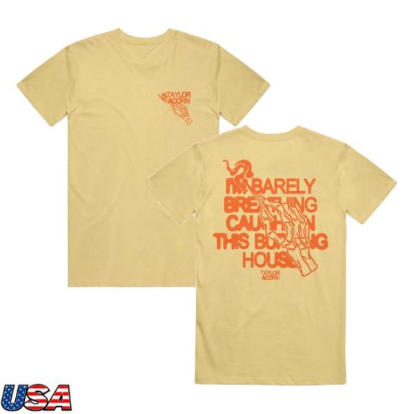 kenny Taylor Acorn Merch Store Shop Burning House Match Butter T Shirtaa
