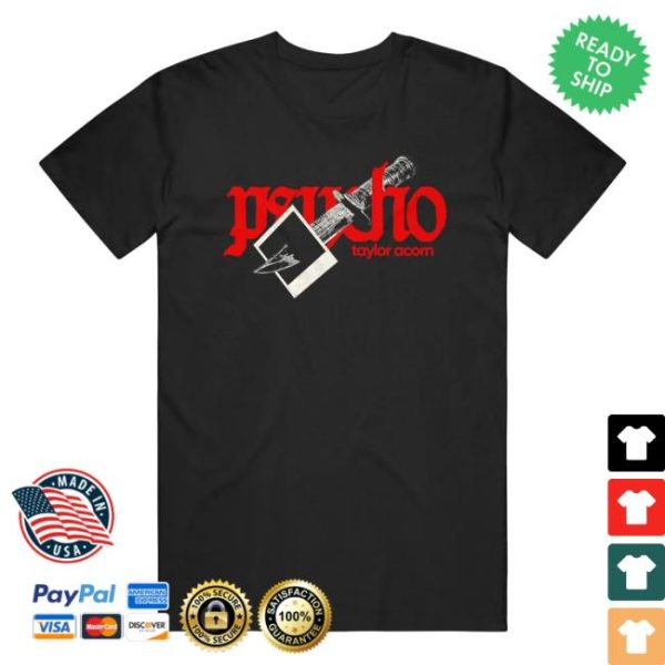 kenny Taylor Acorn Merch Store Shop Psycho Dagger Black T Shirt