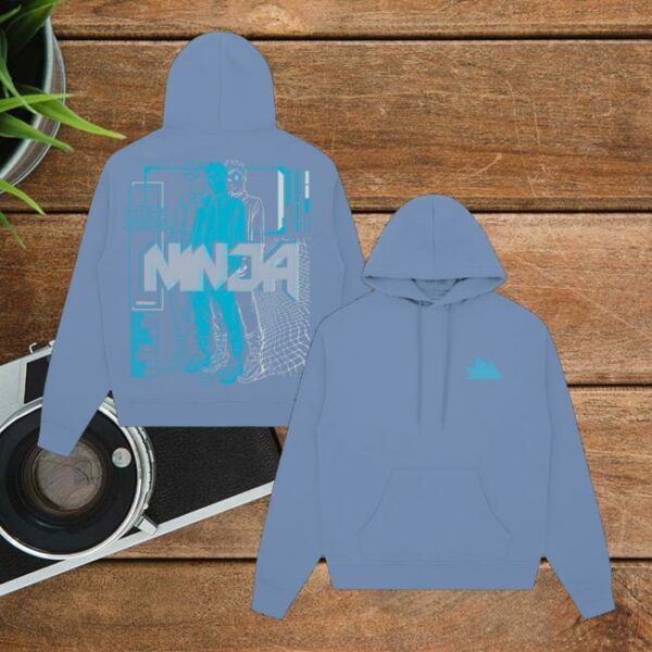 kenny Team Ninja Store Merch Anime 25 Blue Hoodieaa