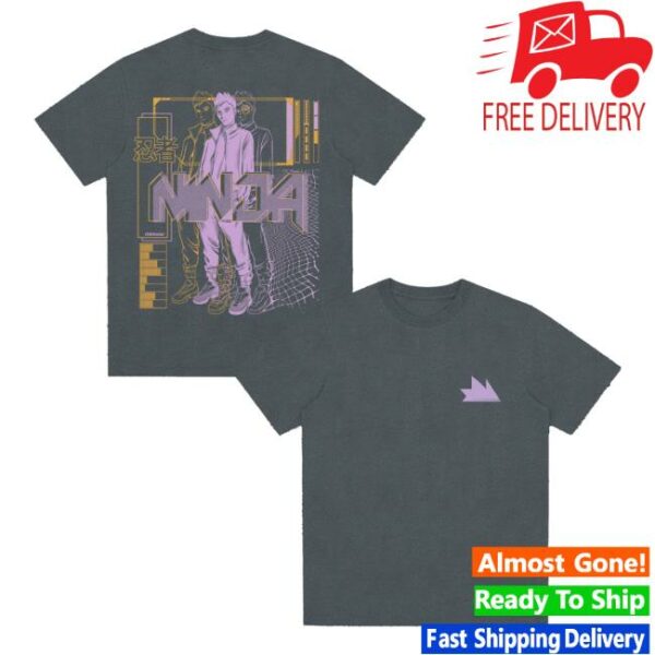 kenny Team Ninja Store Merch Anime 25 Charcoal Teeaa