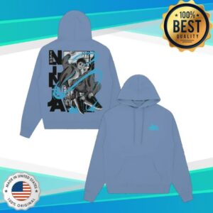 kenny Team Ninja Store Merch Anime 25 V2 Blue Hoodieaa kenny Team Ninja Store Merch Anime 25 V2 Blue Hoodieaa