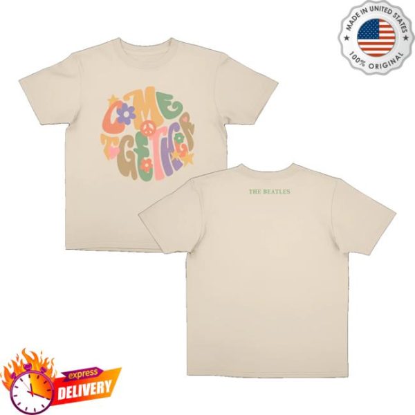 kenny The Beatles Merch Store Come Together Beige T Shirtaa