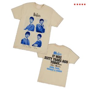 kenny The Beatles Merch Store Sixty Years Ago Today T Shirtv