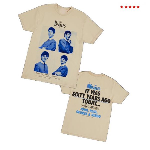 kenny The Beatles Merch Store Sixty Years Ago Today T Shirtv