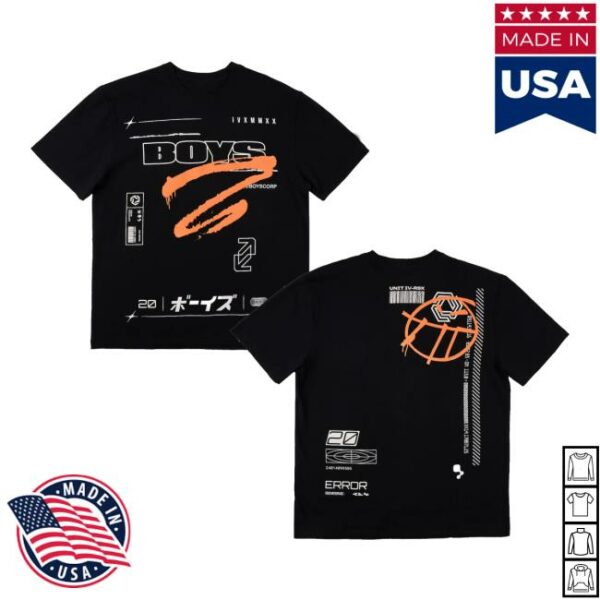 kenny The Boys Merch Store Standard Issue Black Oversized Teeaa