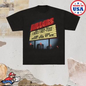 kenny The Killers Music Store Merch Summer Motel Sign Tee