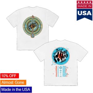 kenny The Who Merch Store The Song Is Over Guitar Arrow Dateback T Shirt