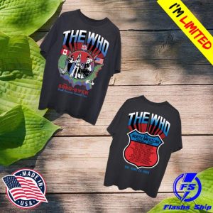 kenny The Who Merch Store The Song Is Over North America Highway Dateback T Shirtv kenny The Who Merch Store The Song Is Over North America Highway Dateback T Shirtv