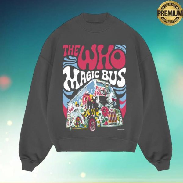kenny The Who Merch Store The Who Magic Bus Crewneck
