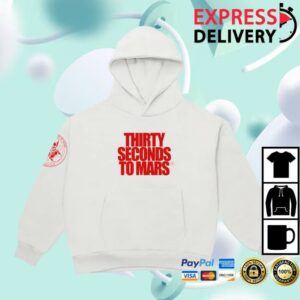 kenny Thirty Seconds To Mars Merch Store A Beautiful Lie 20Th Anniversary Arrow Hoodie