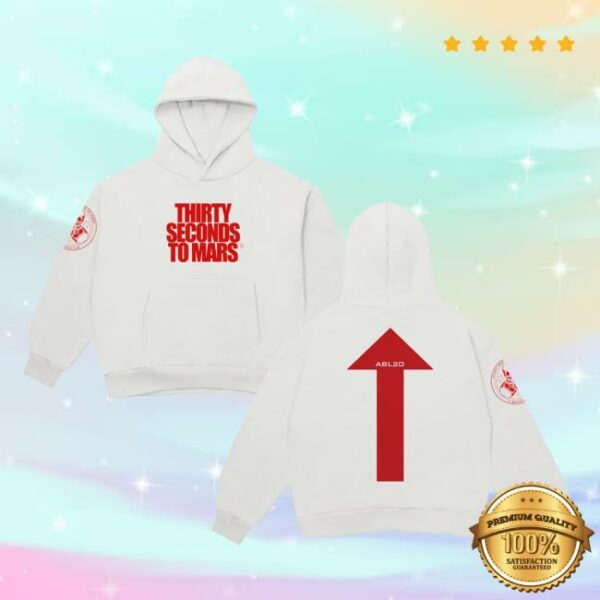 kenny Thirty Seconds To Mars Merch Store A Beautiful Lie 20Th Anniversary Arrow Hoodieaa