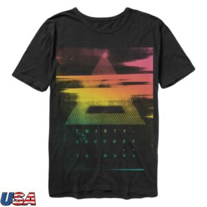 kenny Thirty Seconds To Mars Merch Store Triad Smear Multicolor Tee