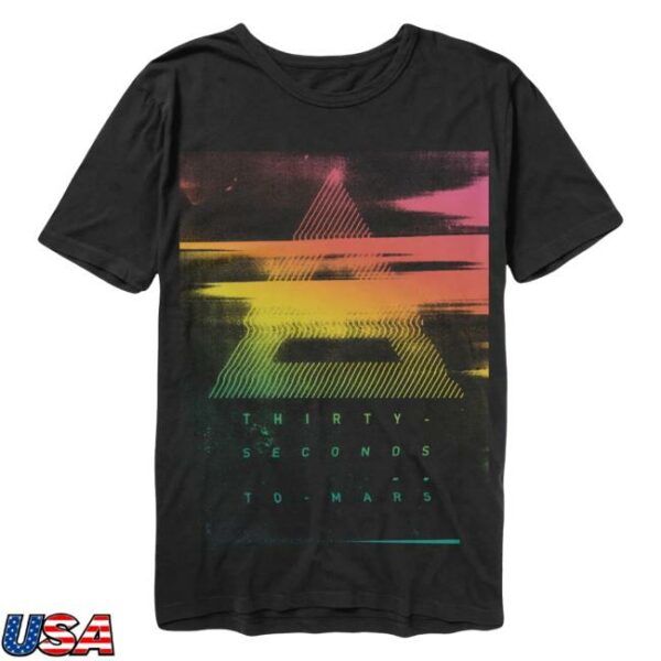kenny Thirty Seconds To Mars Merch Store Triad Smear Multicolor Tee