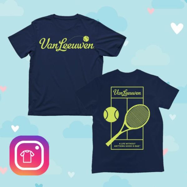 kenny Van Leeuwen Ice Cream Merch Store Vl X 2025 Tennis Teeaa