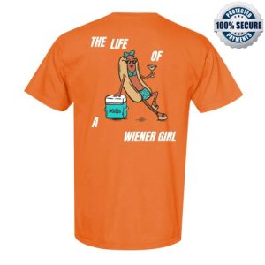 kenny Wallis Wieners Merch Store Orange Wiener Girl Shirta kenny Wallis Wieners Merch Store Orange Wiener Girl Shirta