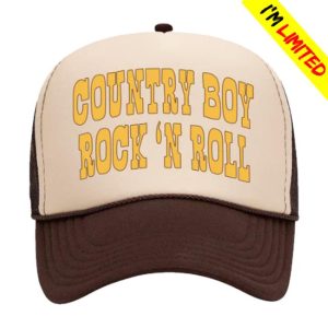 kenny Wyatt Ellis Merch Store Country Boy Rock N Roll Trucker Hat